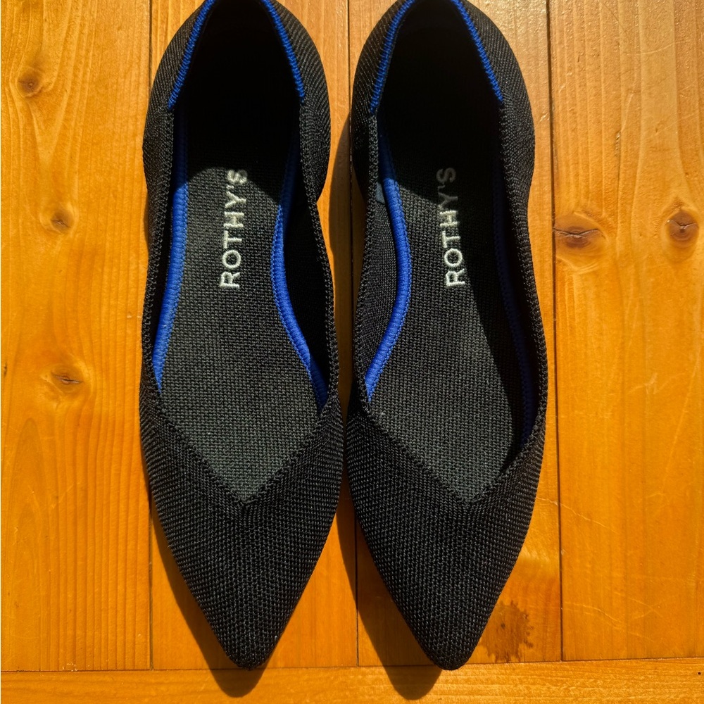 Rothy's Black “The Point” Flats